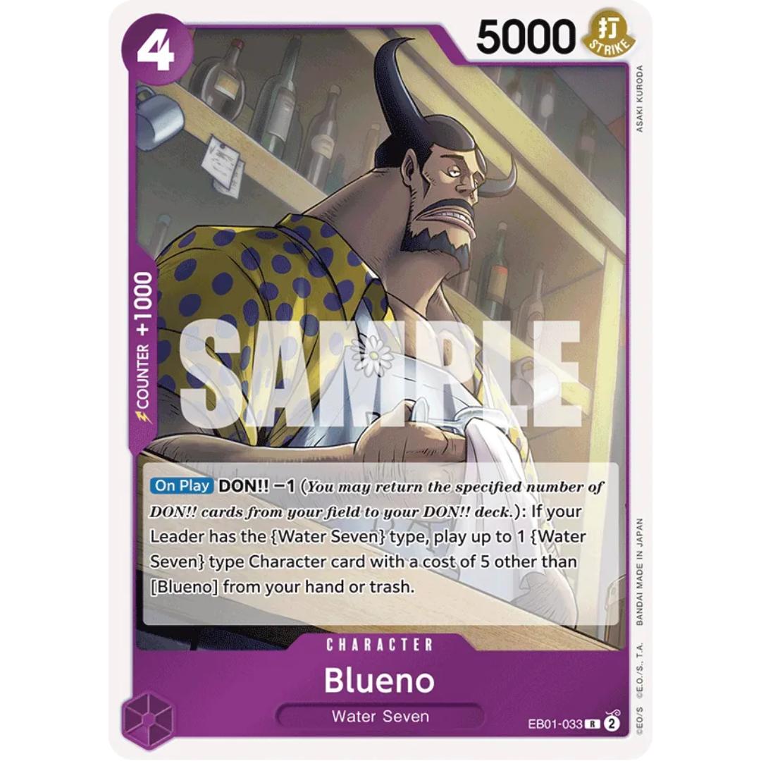 Blueno (033) (EB01-033) - Extra Booster: Memorial Collection Foil