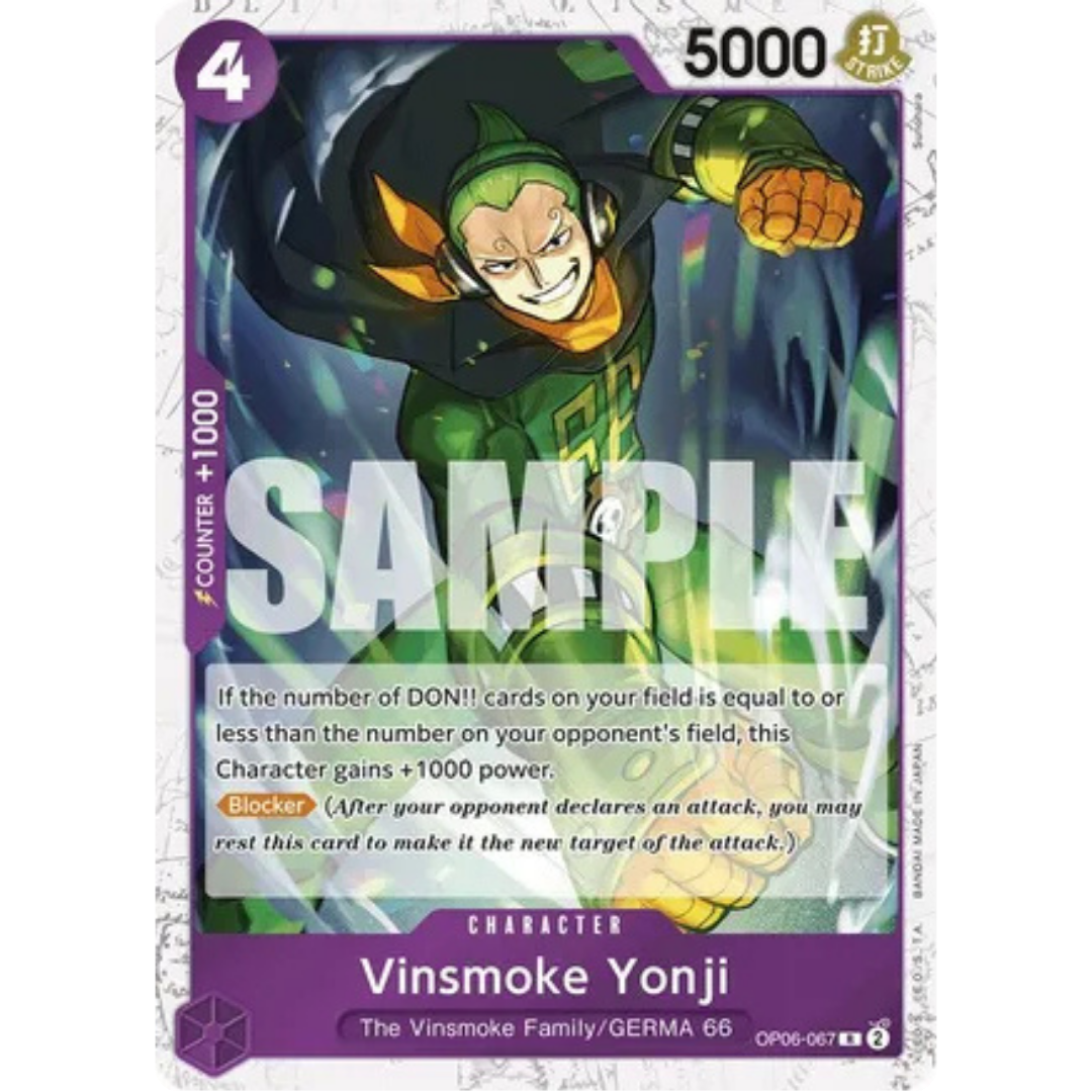 Vinsmoke Yonji (OP06-067) (Jolly Roger Foil) (OP06-067) - Premium Booster -The Best- Foil