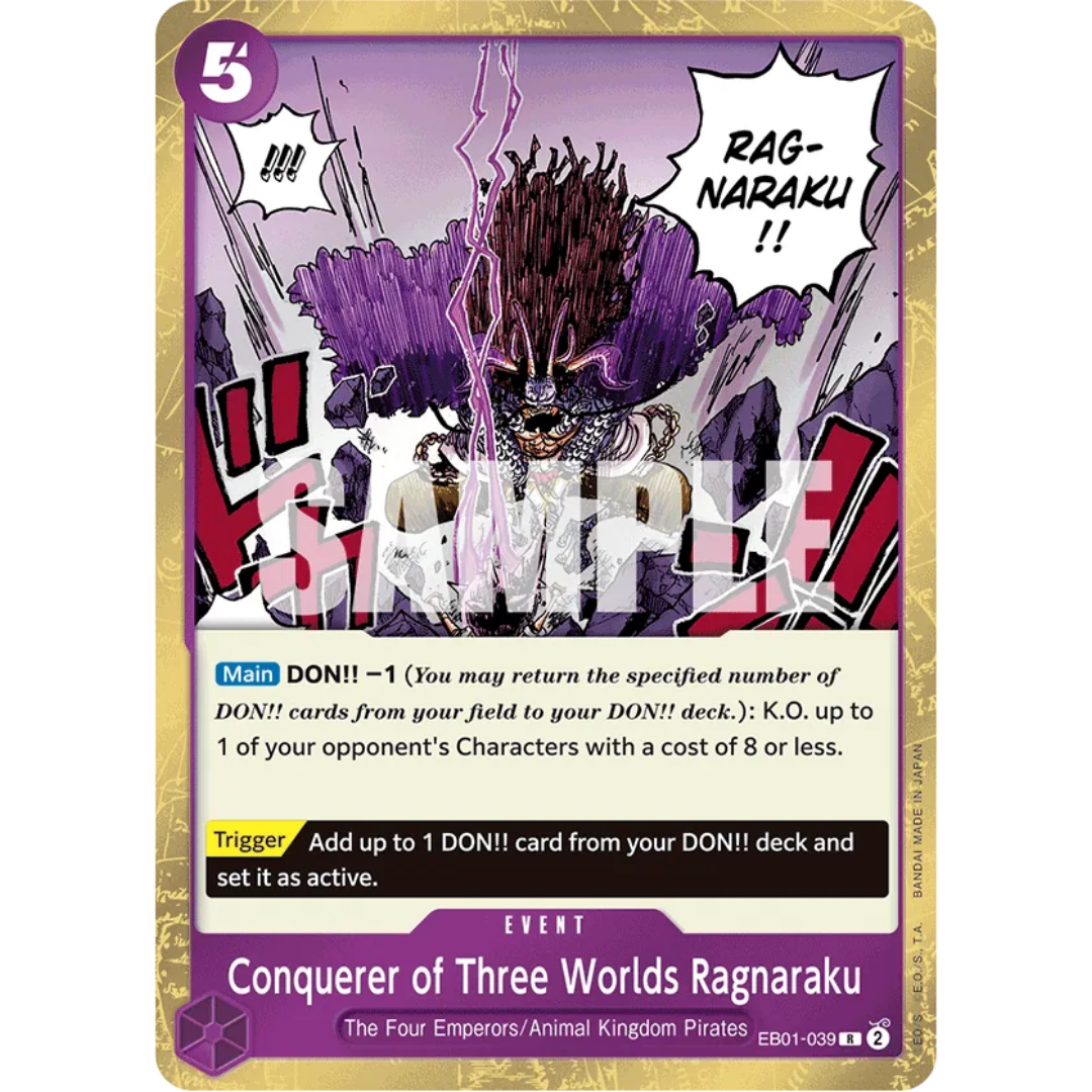 Conquerer of Three Worlds Ragnaraku (EB01-039) - Extra Booster: Memorial Collection Foil