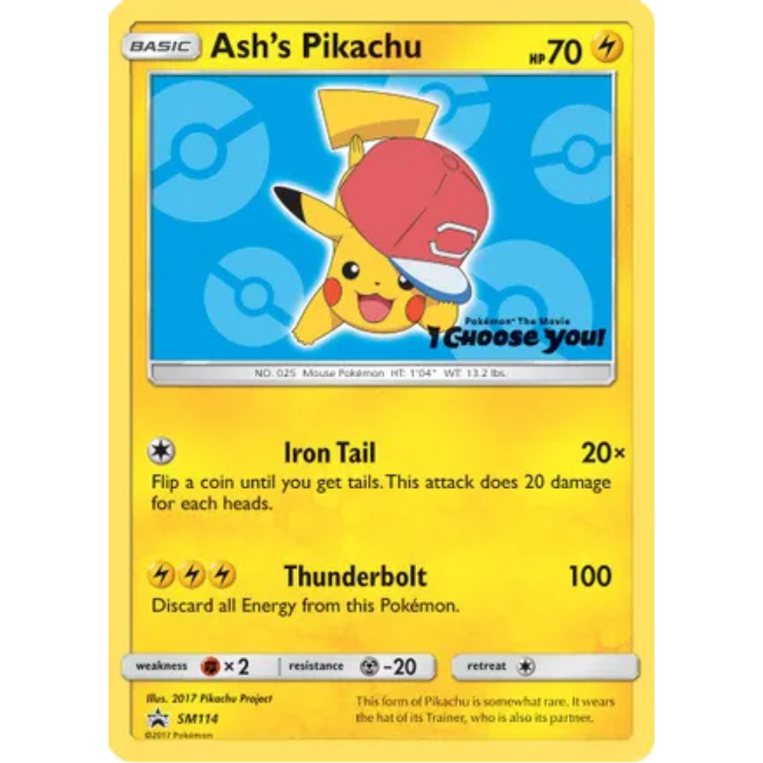 Ash's Pikachu SM114 SM Promos - Promo