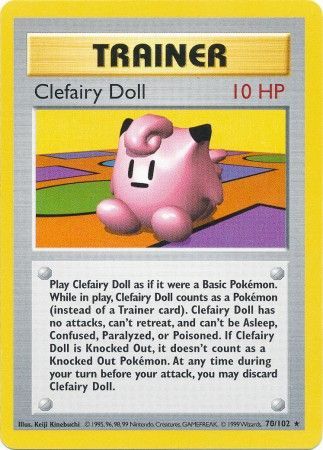 Clefairy Doll - Unlimited Base Set Shadowless - Rare
