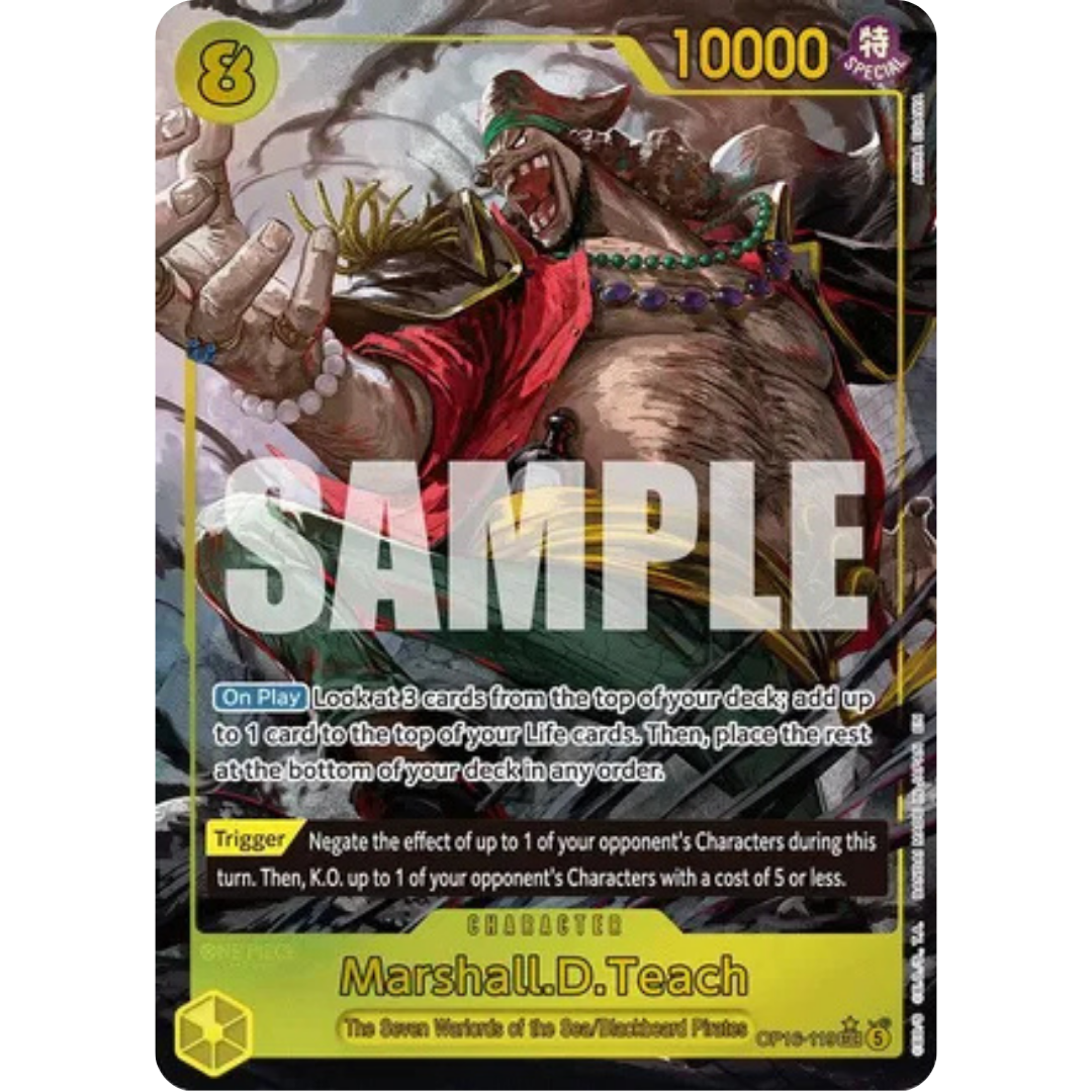 Marshall.D.Teach (119) (Alternate Art) (OP16-119) - The Time of Battle Foil