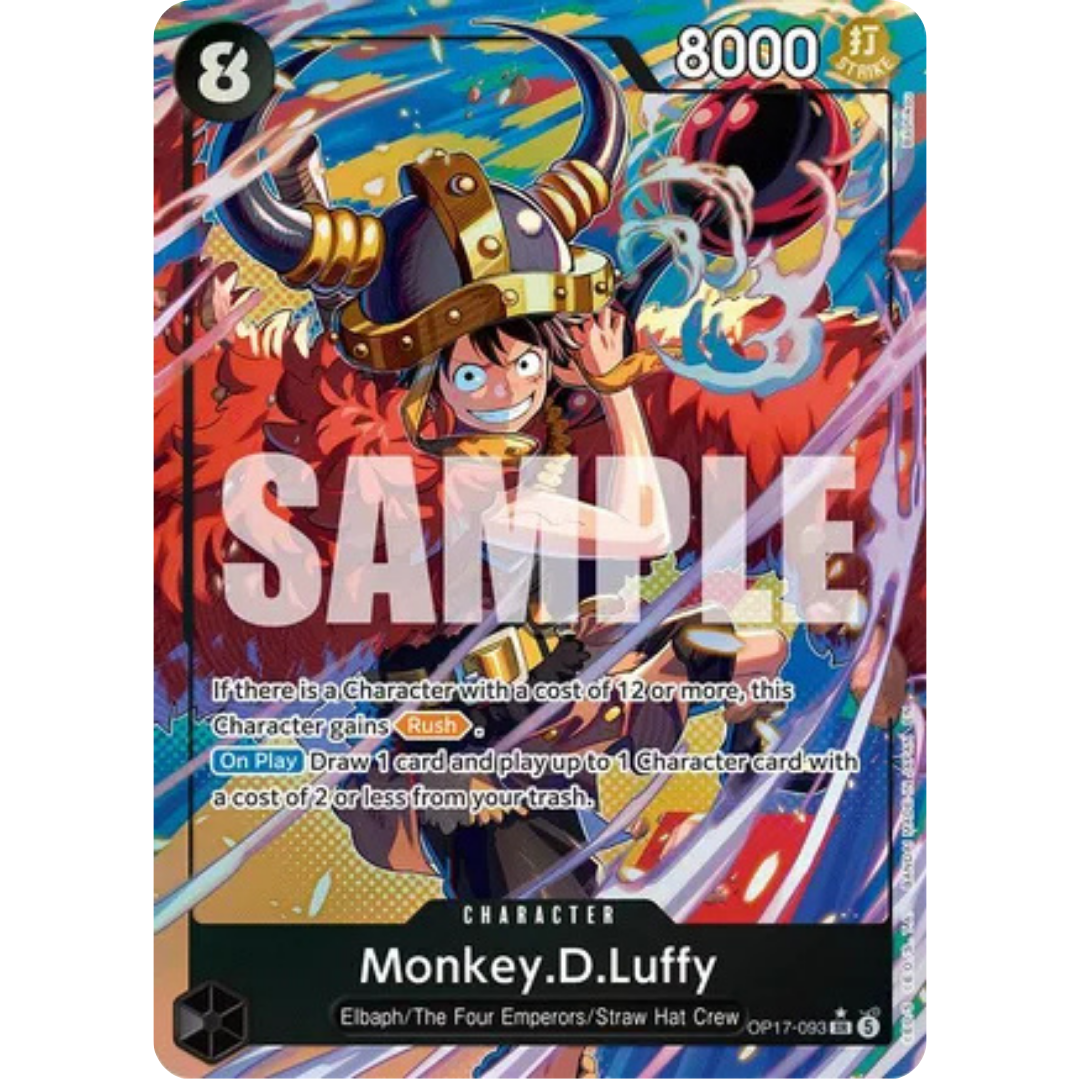 Monkey.D.Luffy (093) (Alternate Art) (OP17-093) - The World's Strongest Warriors Foil