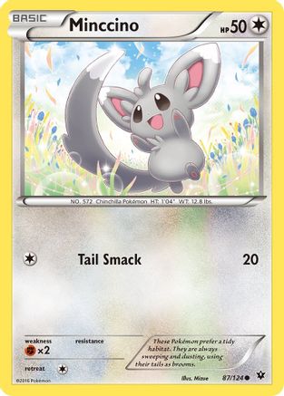 Minccino (87) 087 - Reverse Holofoil XY Fates Collide - Common