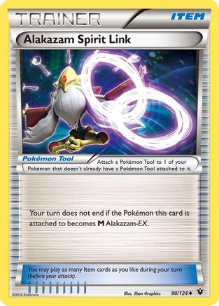 Alakazam Spirit Link 090 XY Fates Collide - Uncommon