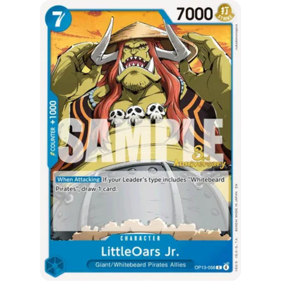 LittleOars Jr. (OP13-056) - Carrying On His Will: 3rd Anniversary Tournament Cards
