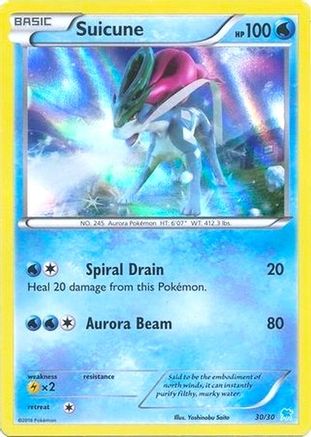 Suicune (30 030 - Holofoil XY Trainer Kit Pikachu Libre & Suicune - Common