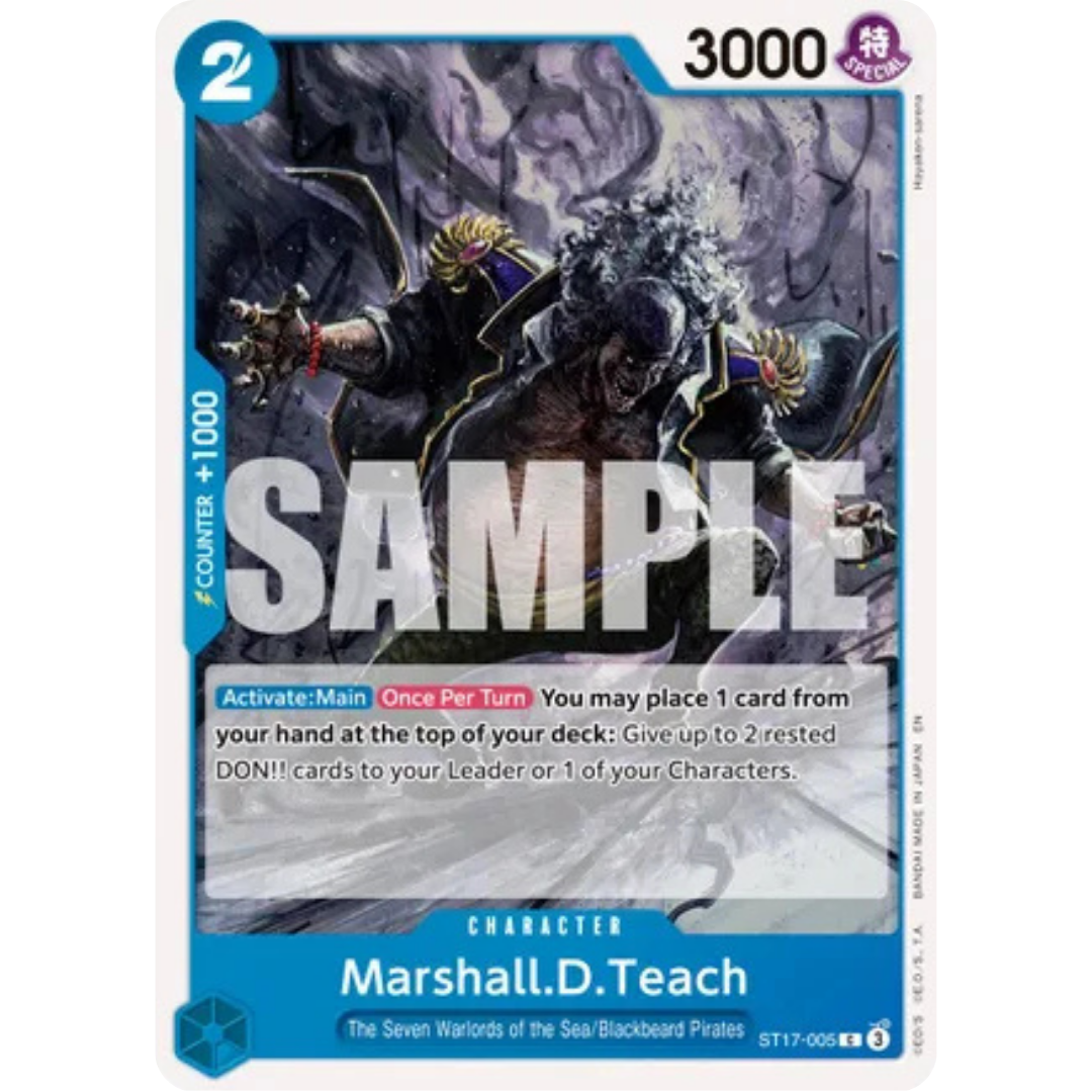 Marshall.D.Teach - ST17-005 (ST17-005) - Premium Booster -The Best- Vol. 2
