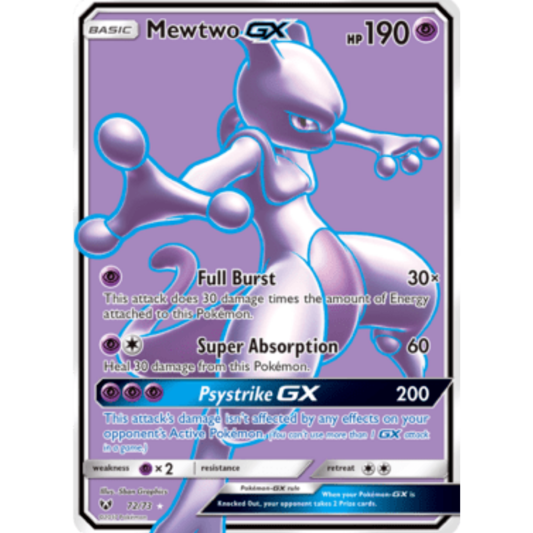 Mewtwo GX (Full Art) 072 - Holofoil Shining Legends - Ultra Rare