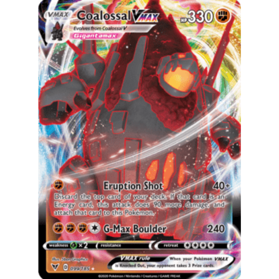 Coalossal VMAX 099 - Holofoil SWSH04 Vivid Voltage - Ultra Rare