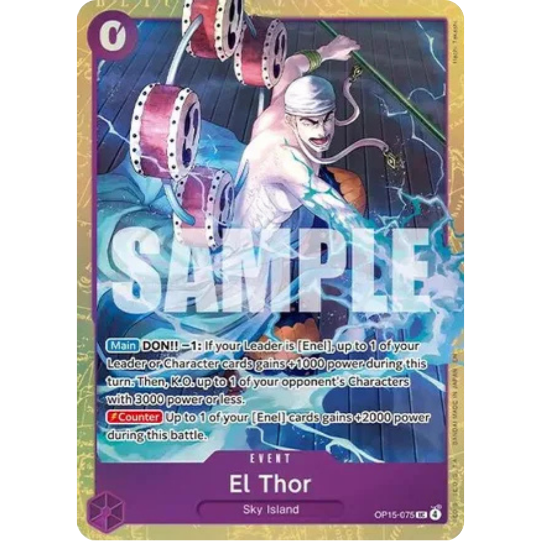 El Thor (Premium Card Collection -Best Selection Vol. 6-) (OP15-075) - One Piece Promotion Cards Foil