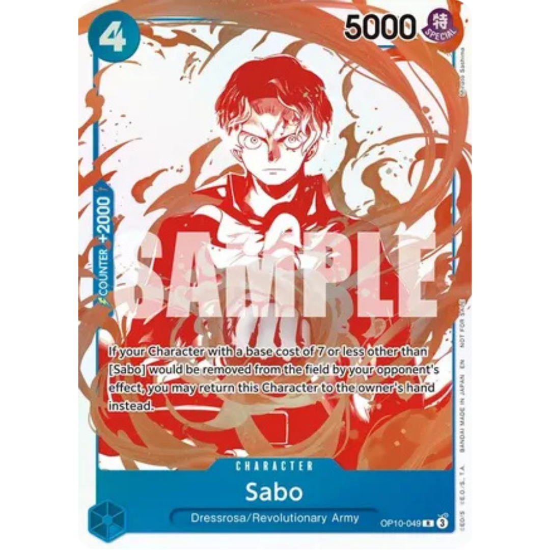 Sabo - OP10-049 (3rd Anniversary Treasure Campaign Pack) (OP10-049) - One Piece Promotion Cards Foil