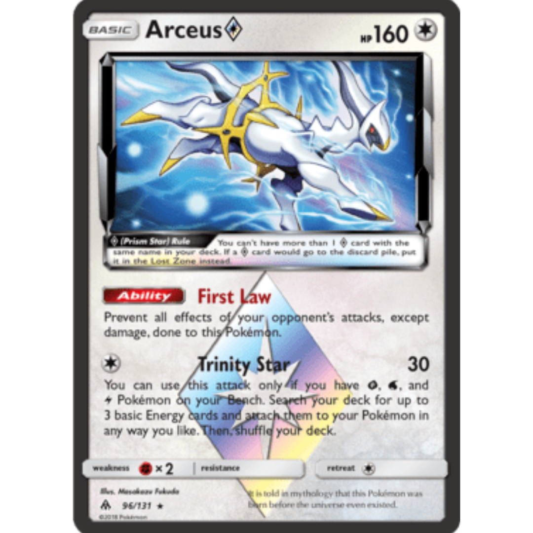 Arceus Prism Star 096 - Holofoil SM Forbidden Light - Prism Rare