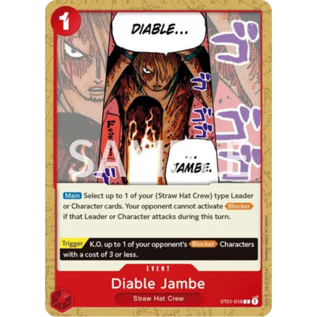 Diable Jambe (ST01-016) - Revision Pack Cards
