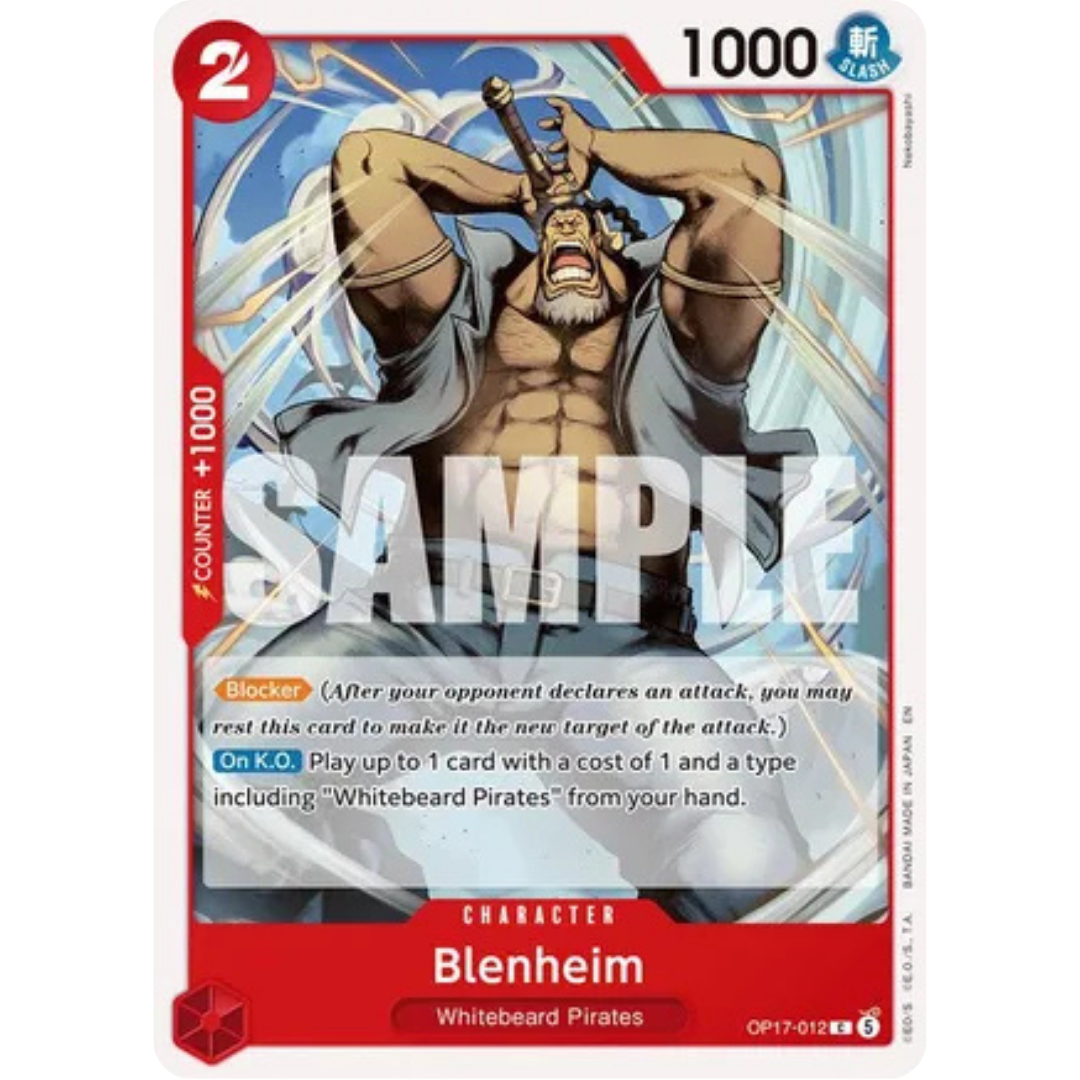 Blenheim (OP17-012) - The World's Strongest Warriors