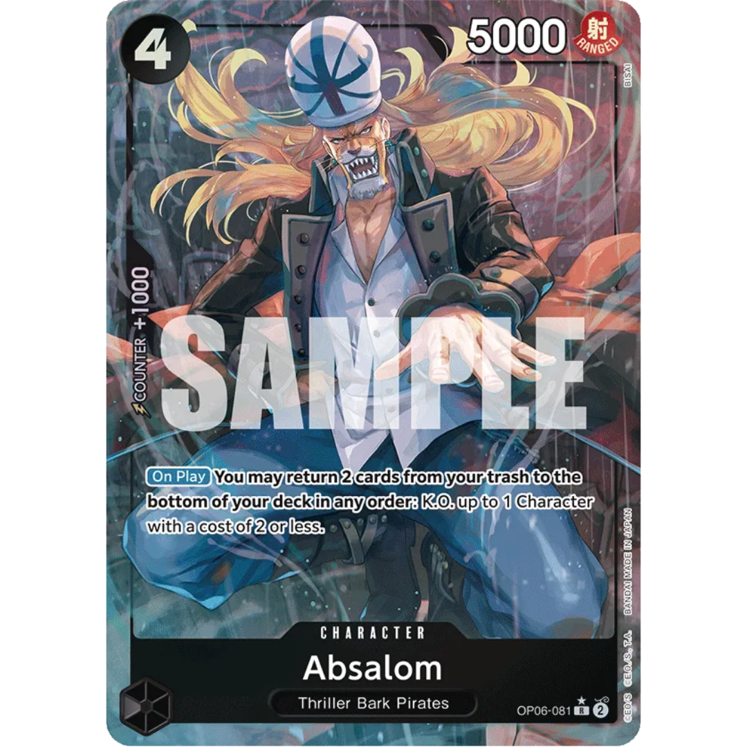 Absalom (Alternate Art) (OP06-081) - Wings of the Captain Foil