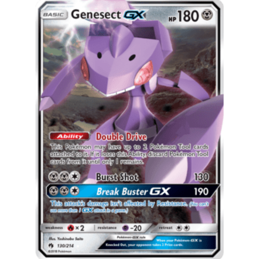 Genesect GX 130 - Holofoil SM Lost Thunder - Ultra Rare