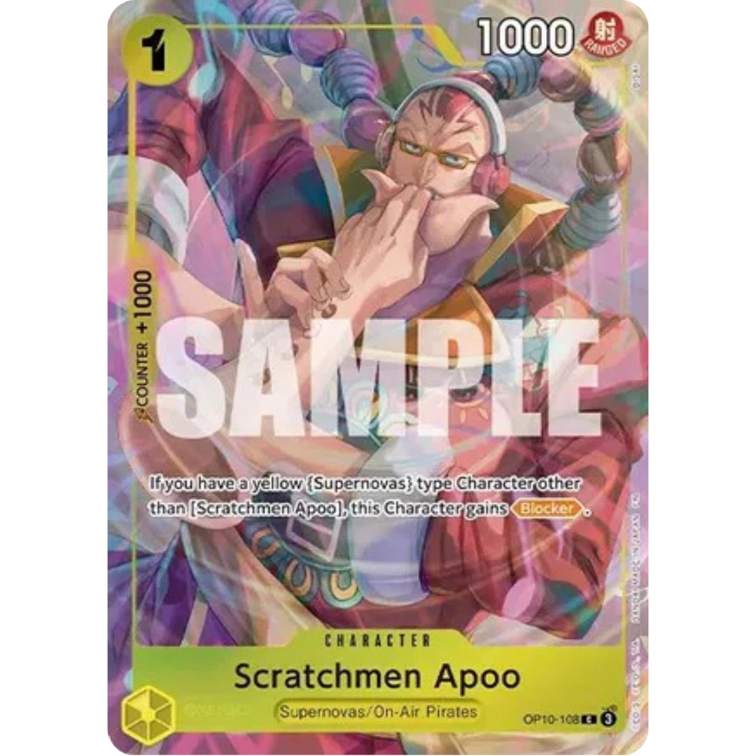 Scratchmen Apoo (Premium Card Collection -Best Selection Vol. 6-) (OP10-108) - One Piece Promotion Cards Foil