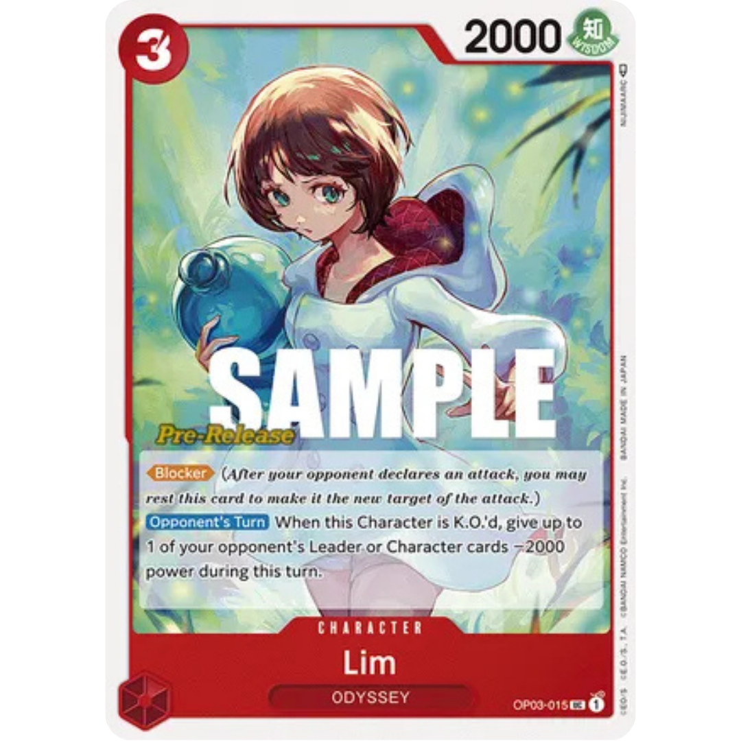 Lim (OP03-015) - Pillars of Strength Pre-Release Cards