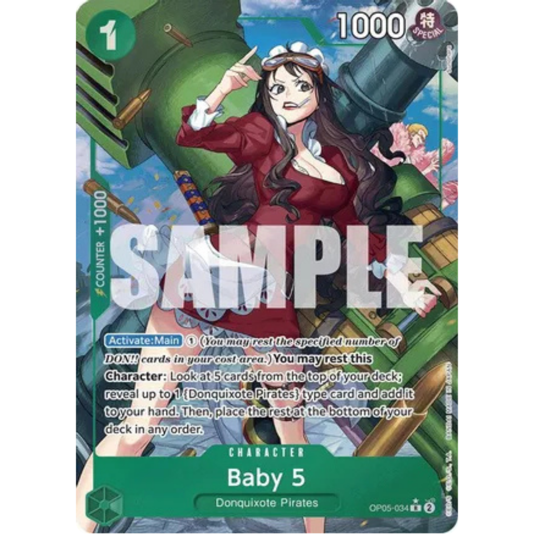 Baby 5 (OP05-034) (Alternate Art) (OP05-034) - Premium Booster -The Best- Foil