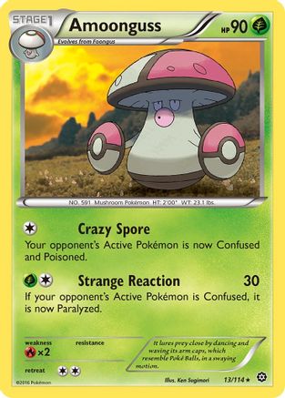 Amoonguss/114 - Reverse Holofoil XY Steam Siege - Rare