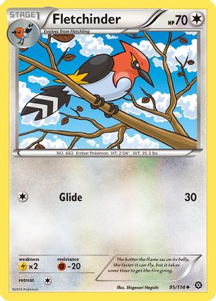 Fletchinder 095 XY Steam Siege - Uncommon