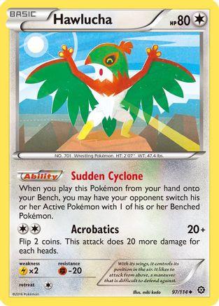 Hawlucha 097 XY Steam Siege - Uncommon