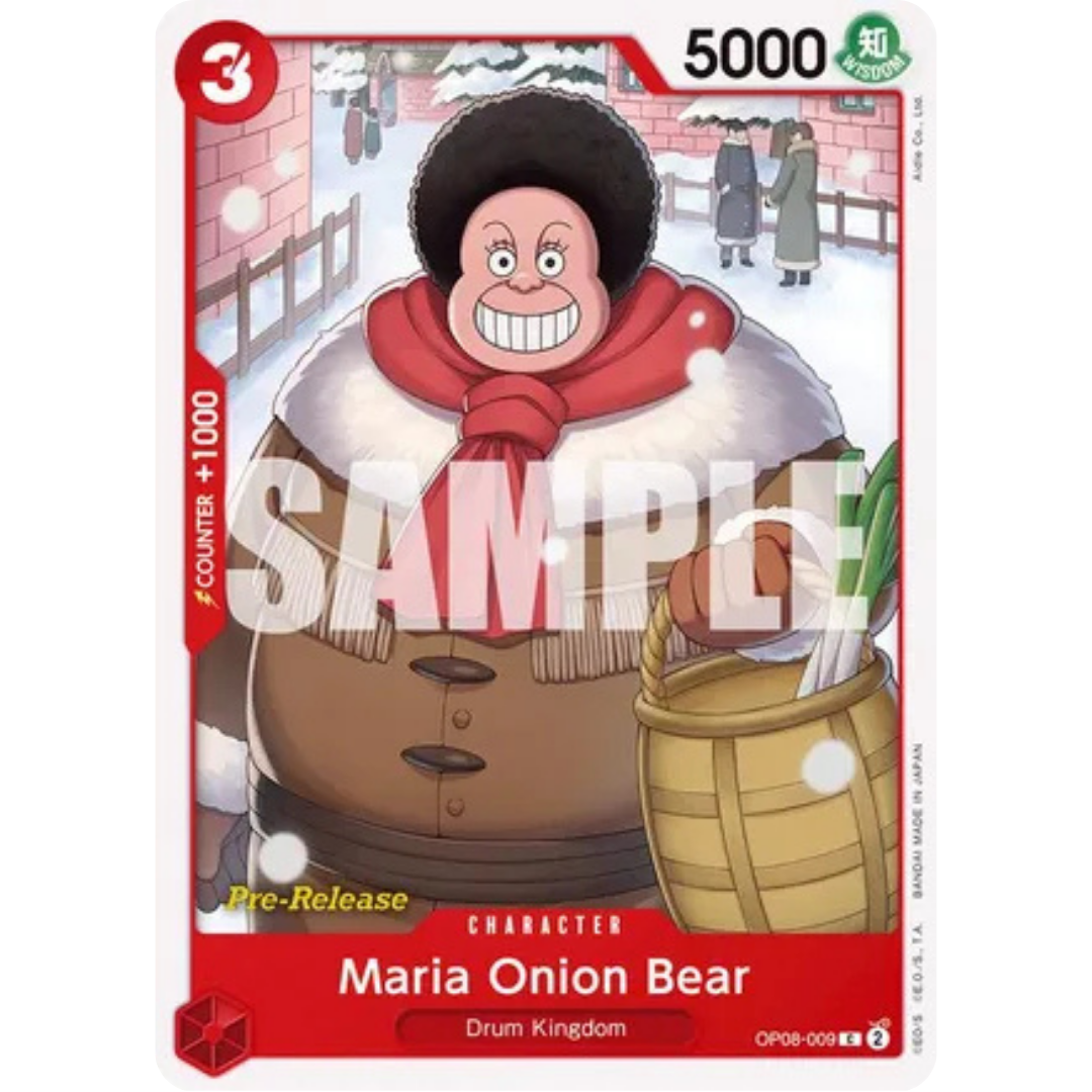 Maria Onion Bear (OP08-009) - Two Legends Pre-Release Cards