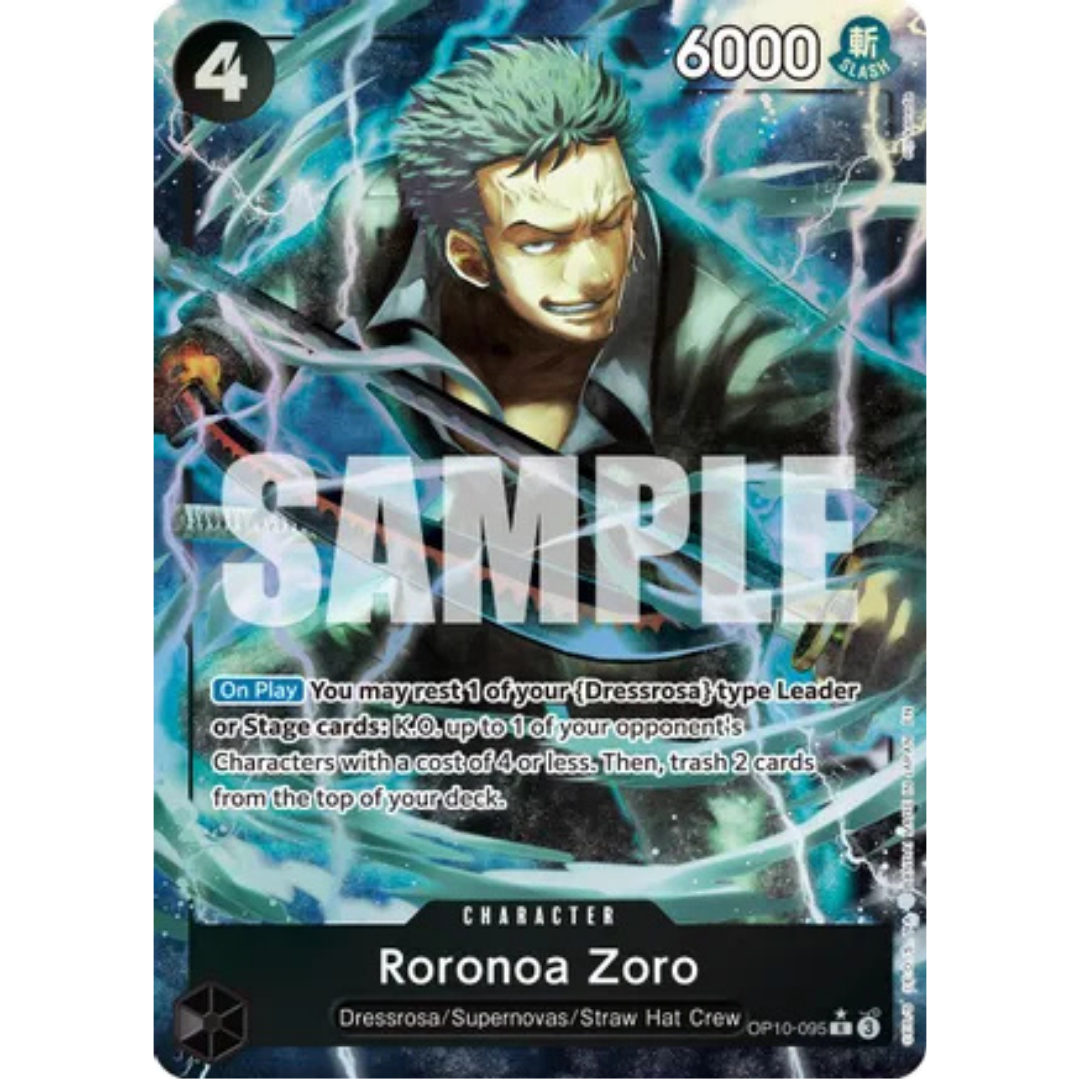 Roronoa Zoro - OP10-095 (Alternate Art) (OP10-095) - Premium Booster -The Best- Vol. 2 Foil