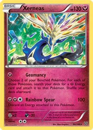 Xerneas - 96/146 (Cracked Ice Holo)/146 - Holofoil Deck Exclusives - Holo Rare