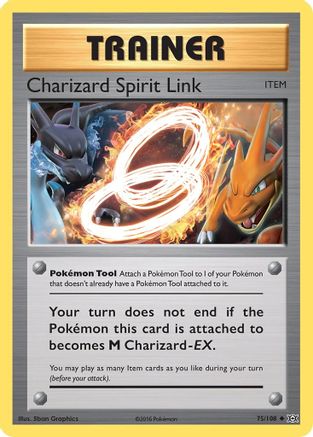 Charizard Spirit Link 075 - Reverse Holofoil XY Evolutions - Uncommon