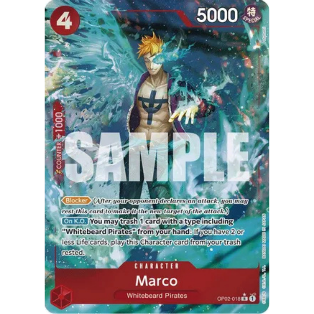 Marco (Full Art) (OP02-018) - Premium Booster -The Best- Foil