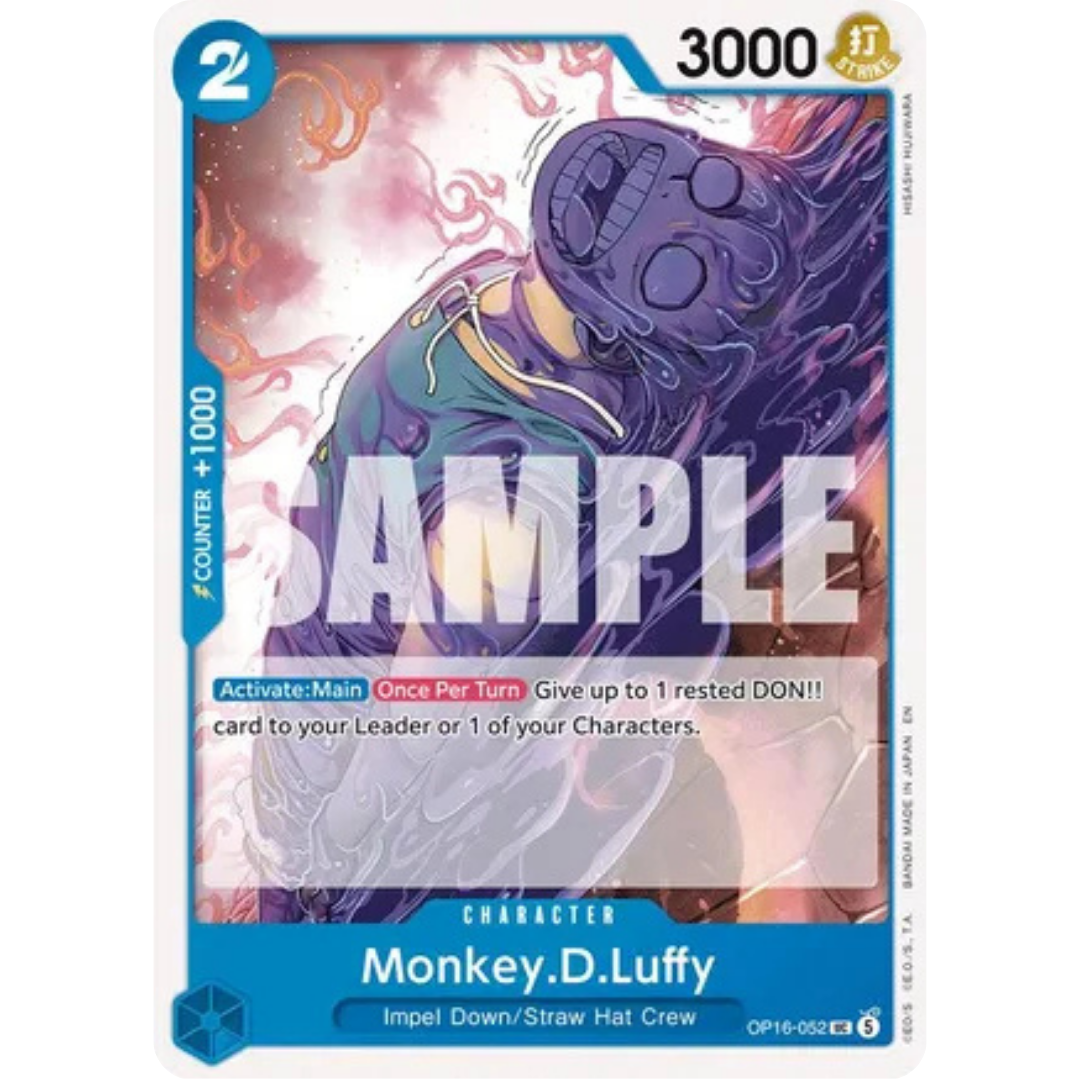Monkey.D.Luffy (052) (OP16-052) - The Time of Battle