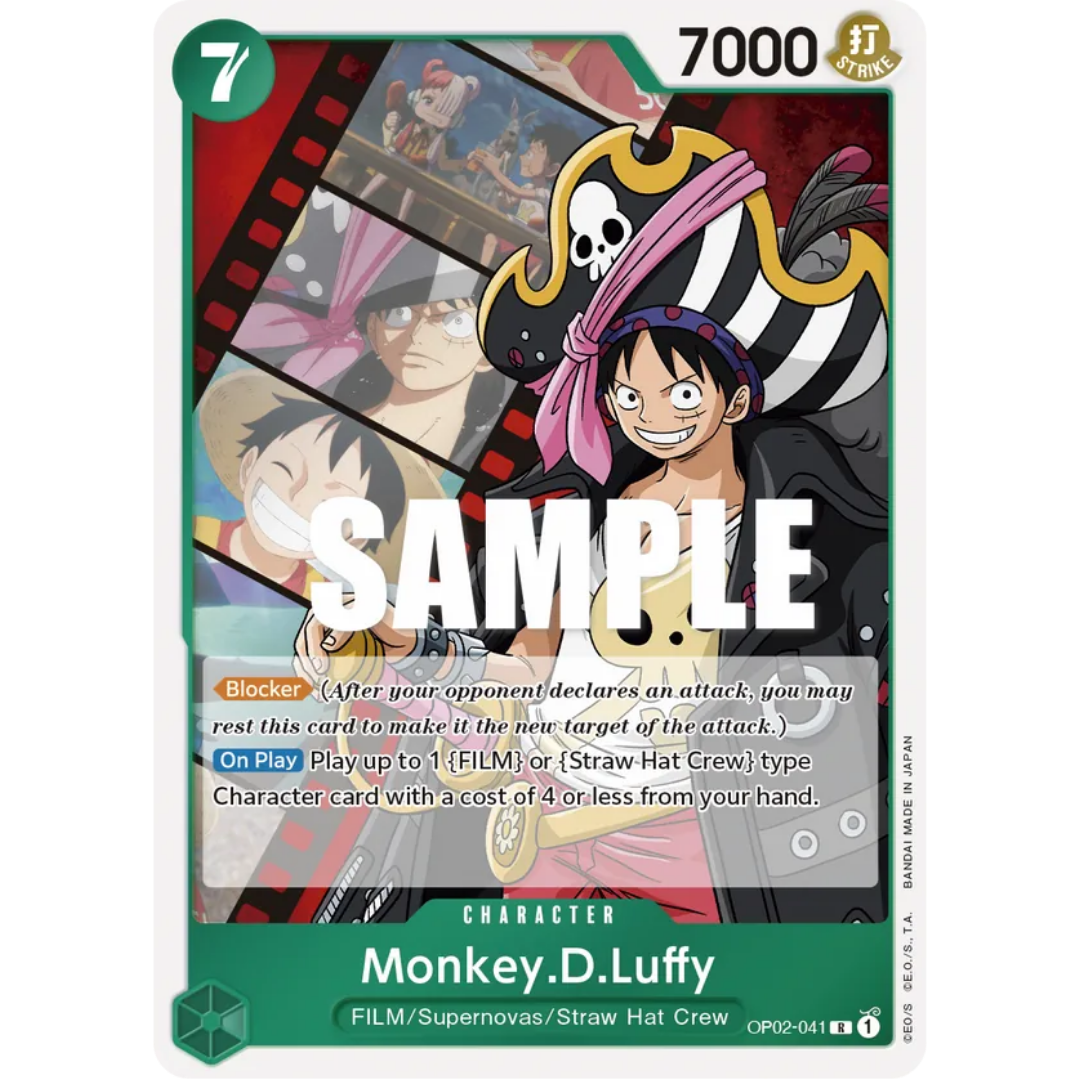 Monkey.D.Luffy (041) (OP02-041) - Paramount War