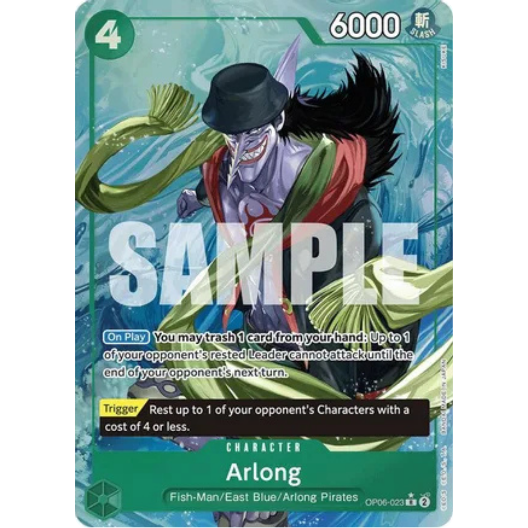 Arlong (Alternate Art) (OP06-023) - Premium Booster -The Best- Foil