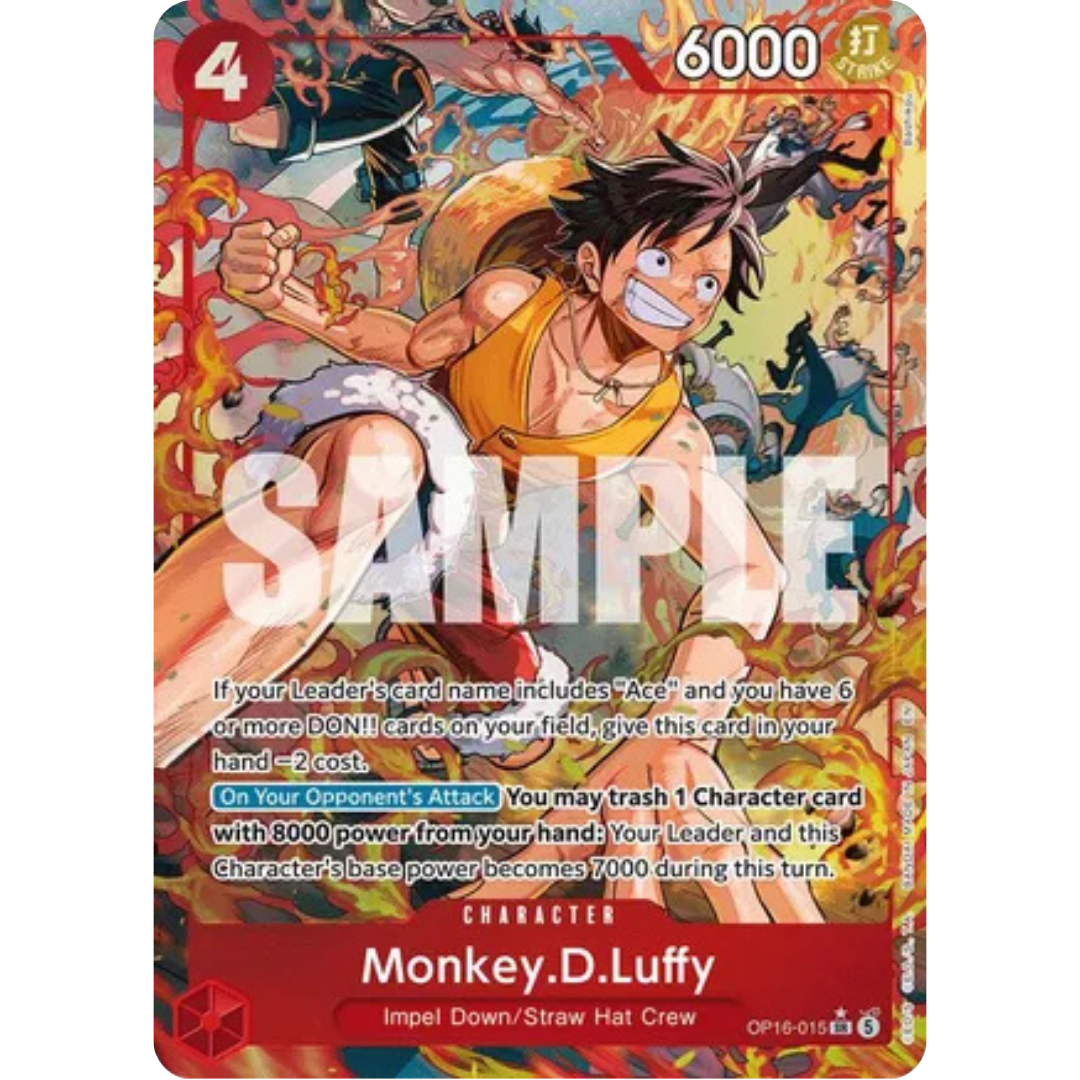 Monkey.D.Luffy (Alternate Art) (OP16-015) - The Time of Battle Foil