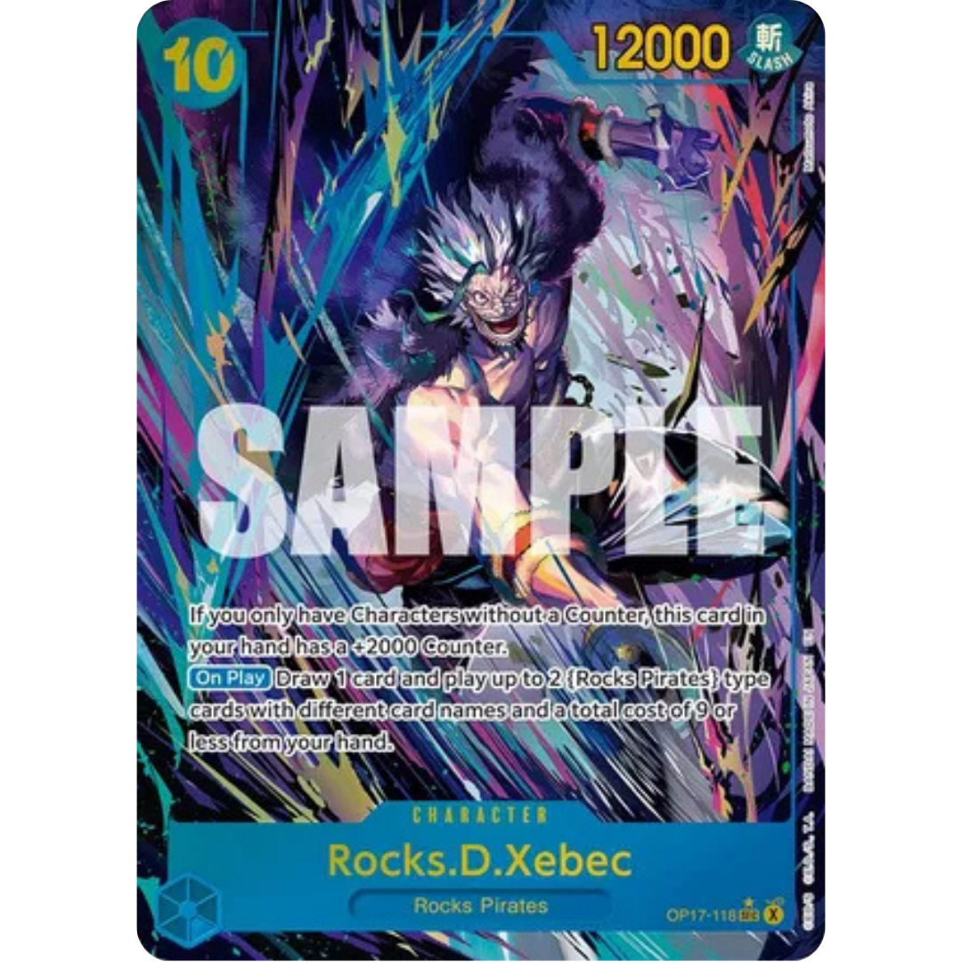 Rocks.D.Xebec (118) (Alternate Art) (OP17-118) - The World's Strongest Warriors Foil