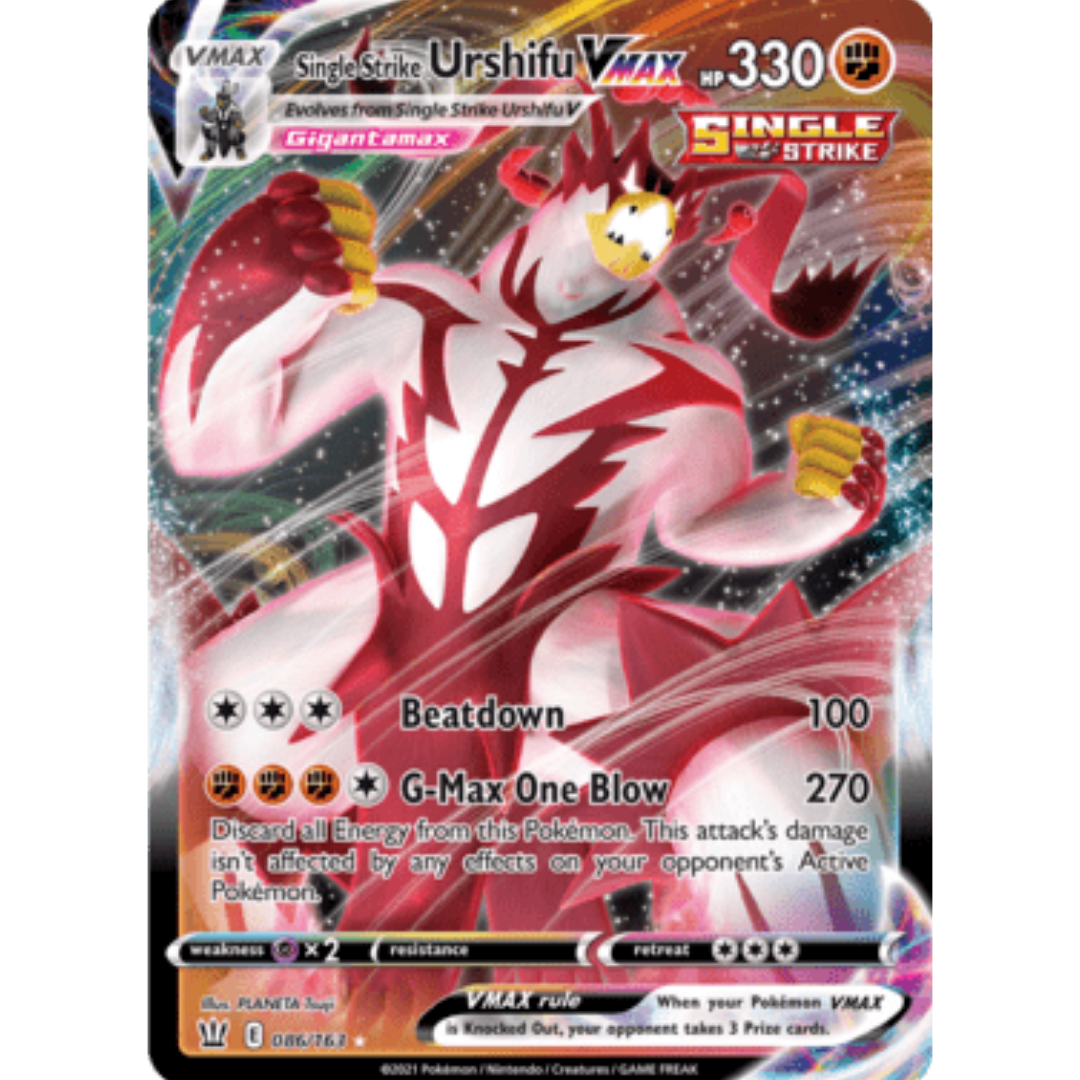 Single Strike Urshifu VMAX 086 - Holofoil SWSH05 Battle Styles - Ultra Rare