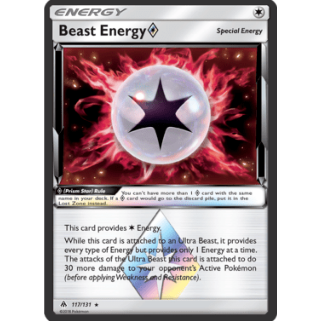 Beast Energy Prism Star 117 - Holofoil SM Forbidden Light - Prism Rare