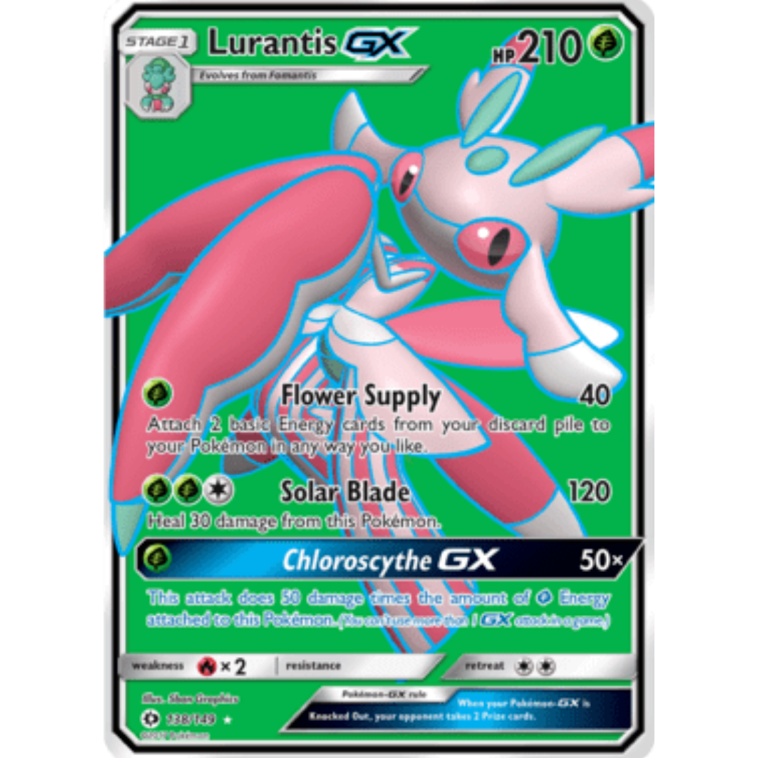 Lurantis GX (Full Art) 138 - Holofoil SM Base Set - Ultra Rare