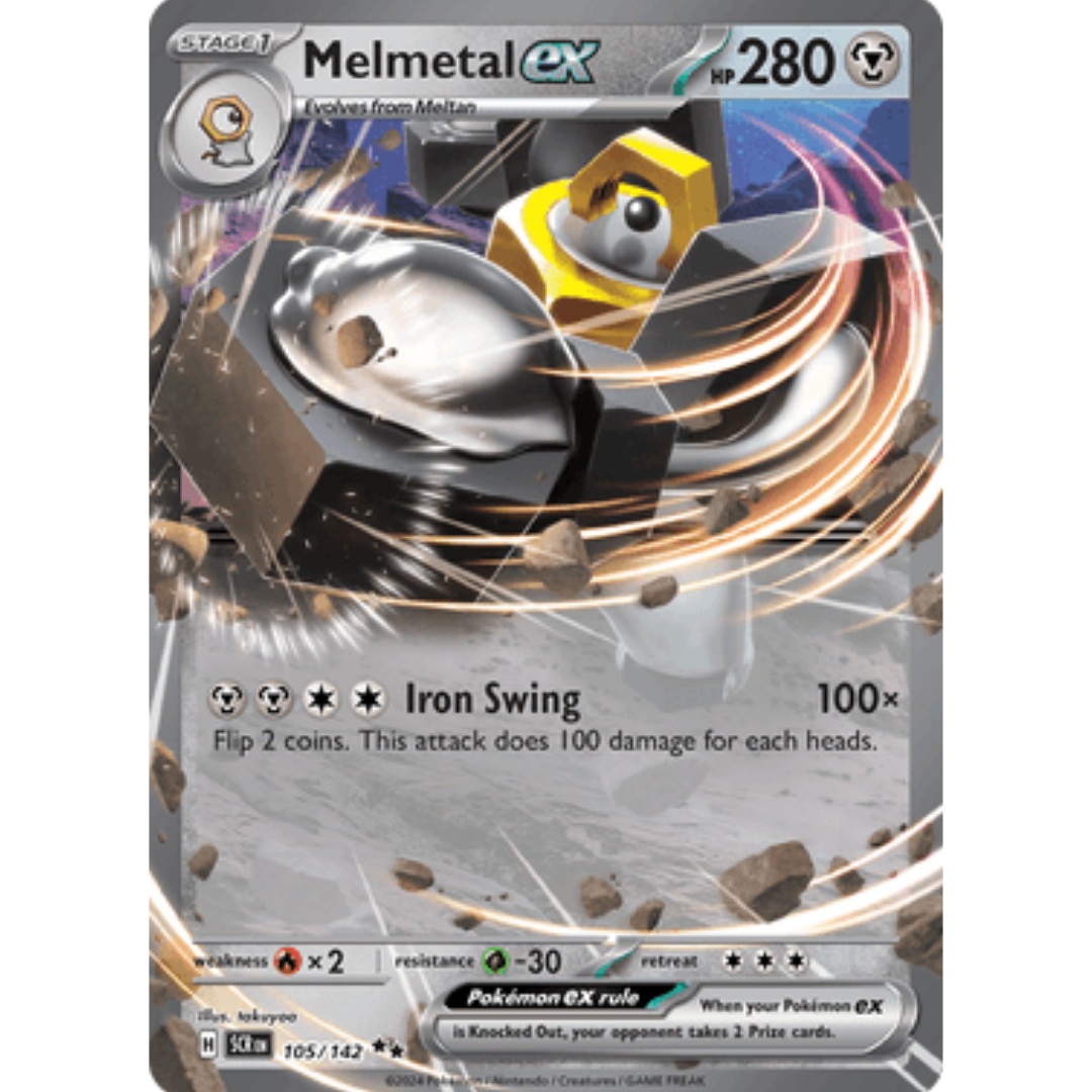 Melmetal ex 105/142 - Holofoil SV07 Stellar Crown - Double Rare