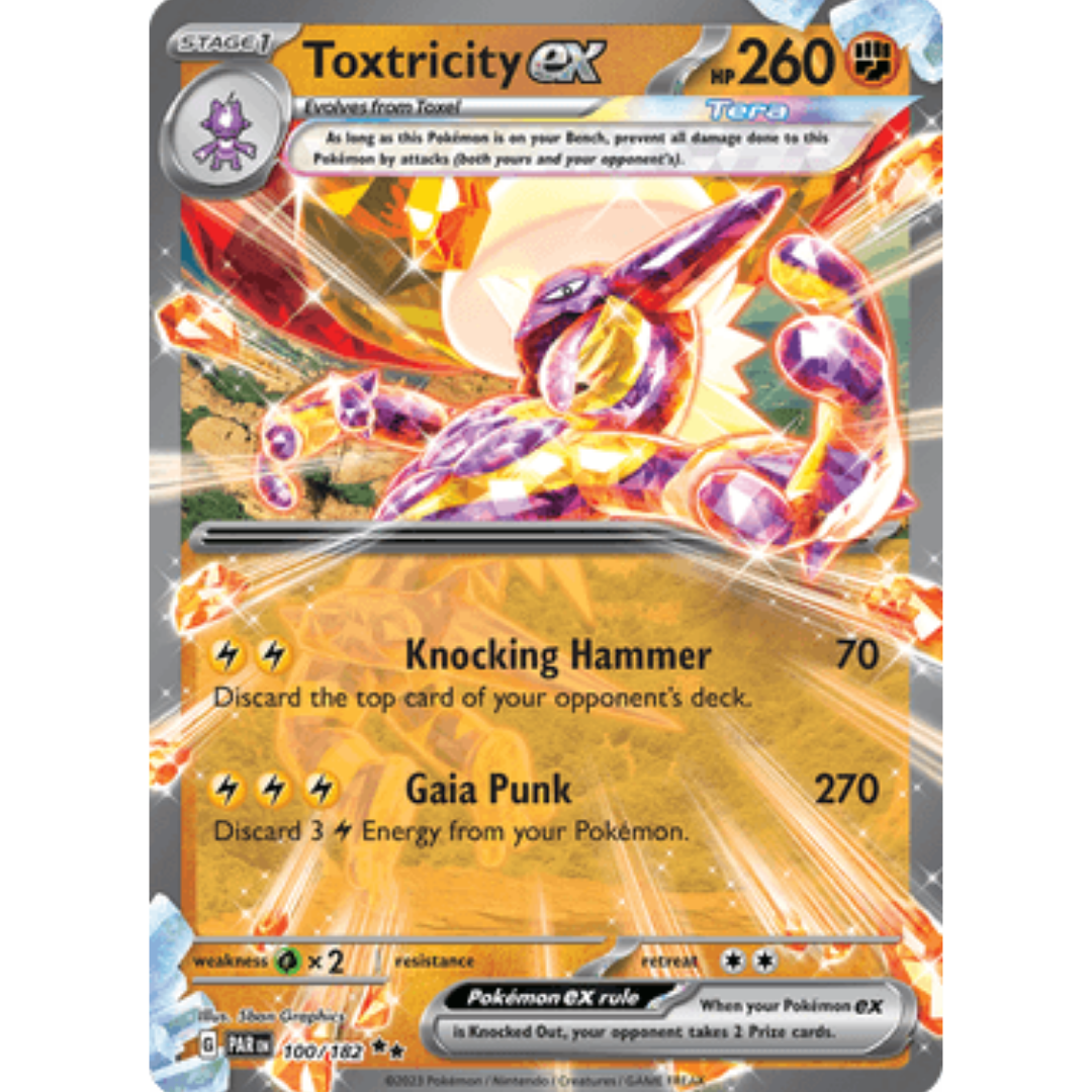 Toxtricity ex 100/182 - Holofoil SV04 Paradox Rift - Double Rare