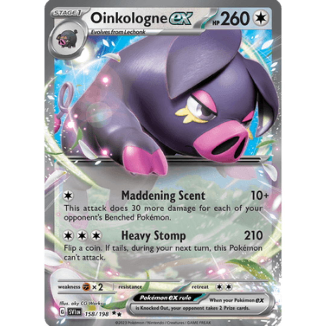 Oinkologne ex 158/198 - Holofoil SV01 Scarlet & Violet Base Set - Double Rare