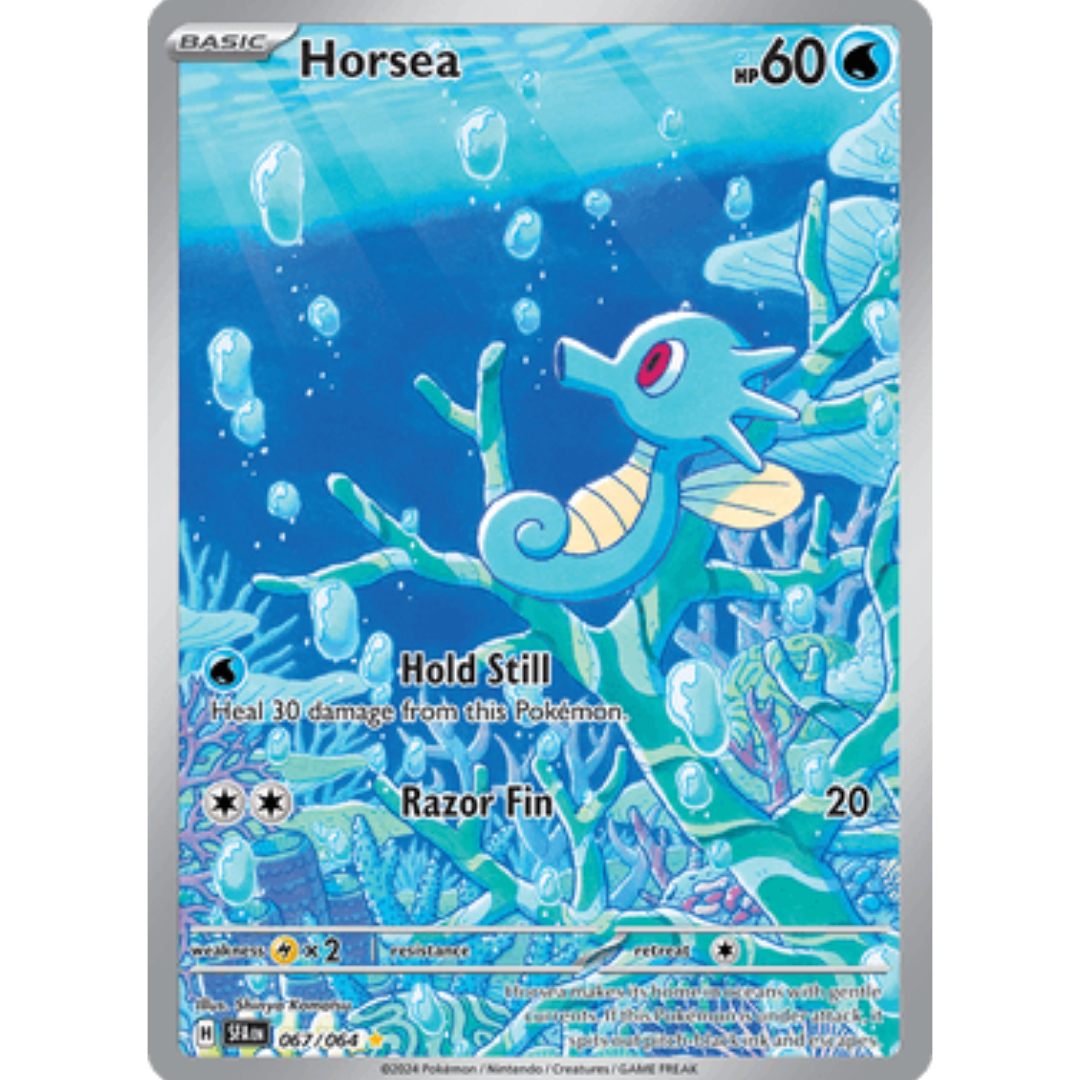 Horsea 067/064 - Holofoil SV Shrouded Fable - Illustration Rare