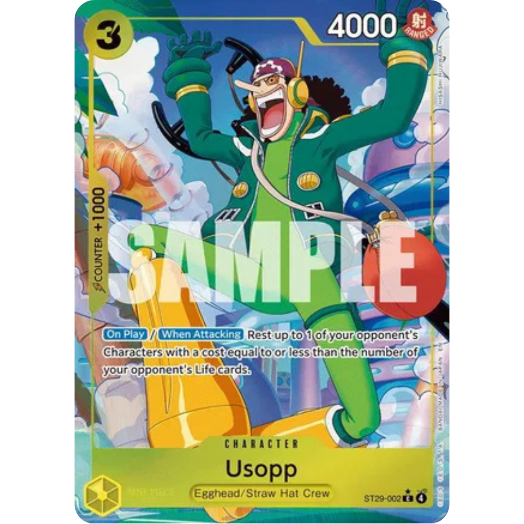 Usopp (Full Art) (ST29-002) - Starter Deck 29: Egghead Foil