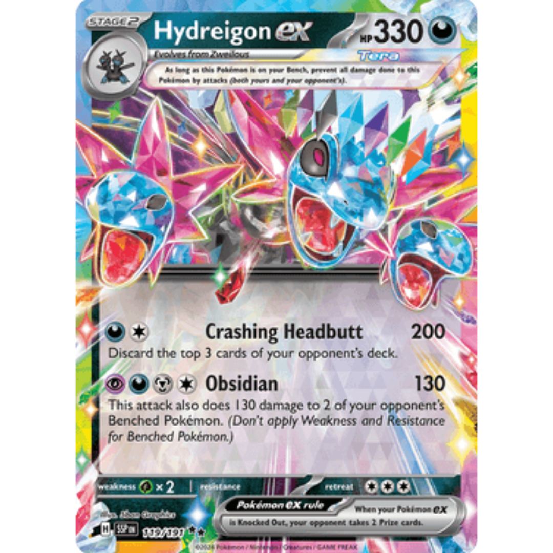 Hydreigon ex 119/191 - Holofoil SV08 Surging Sparks - Double Rare