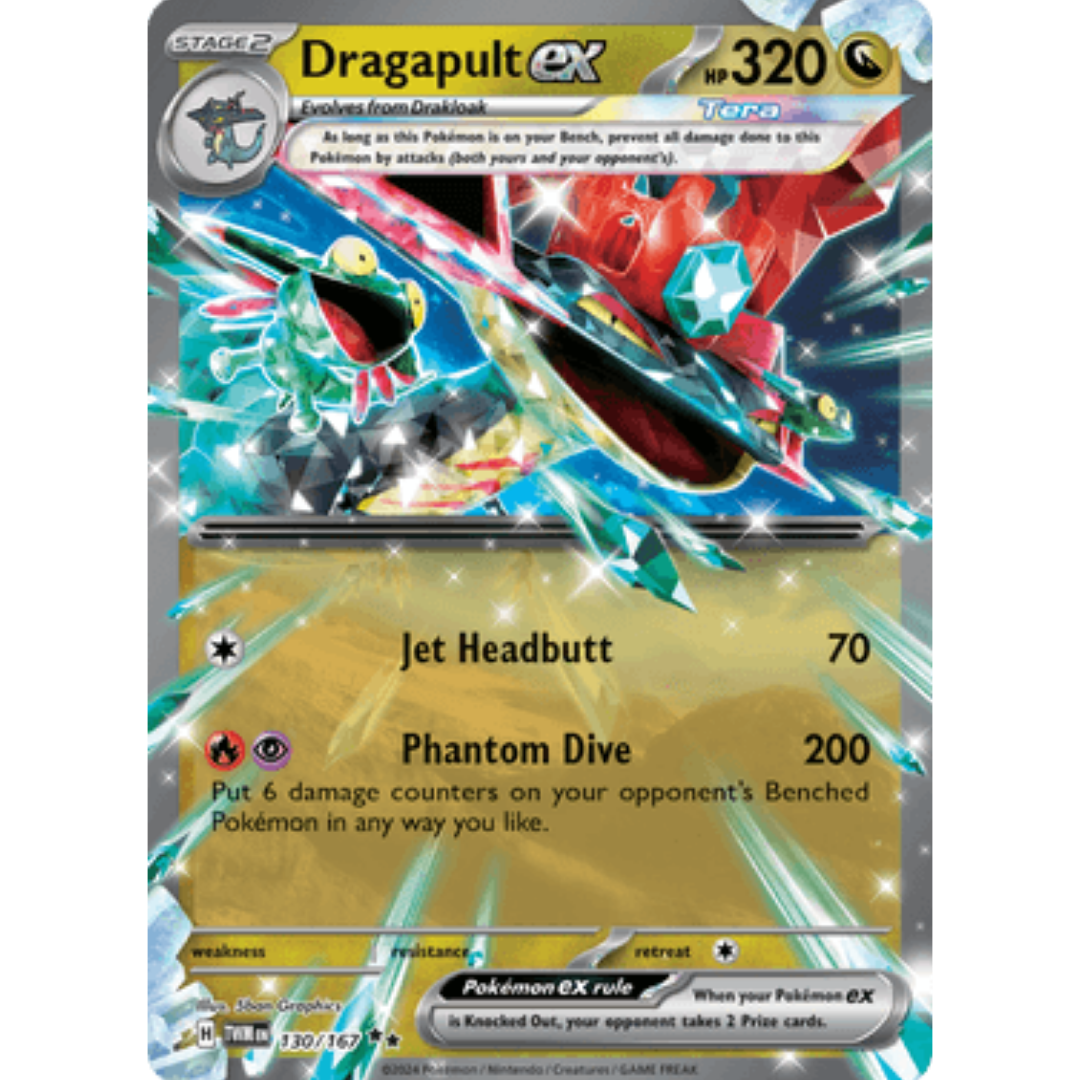 Dragapult ex 130/167 - Holofoil SV06 Twilight Masquerade - Double Rare