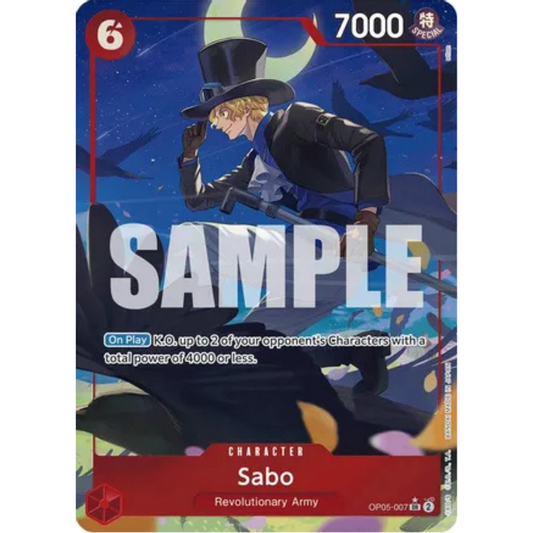 Sabo (OP05-007) (Alternate Art) (OP05-007) - Premium Booster -The Best- Foil
