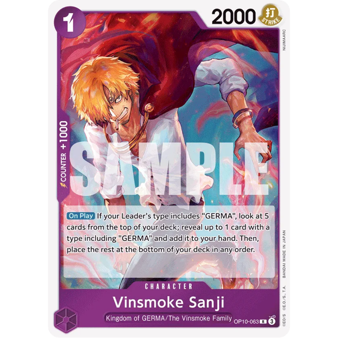 Vinsmoke Sanji (OP10-063) - Royal Blood Foil