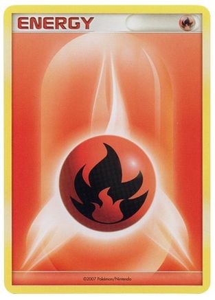 Fire Energy (2007 Unnumbered D/P Style Non-Holo)/P League & Championship Cards - Promo